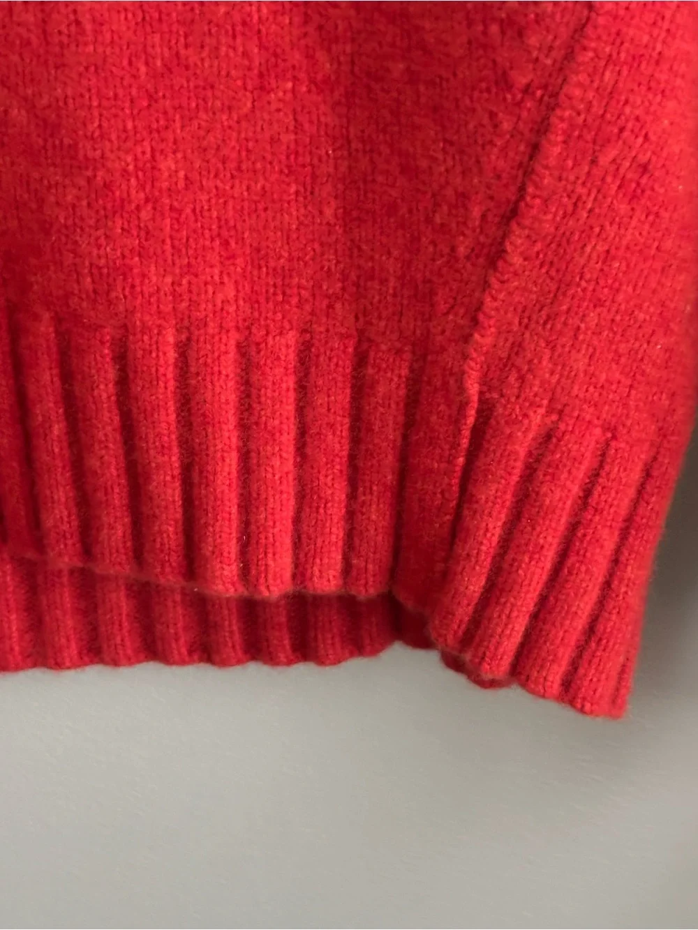Banana Republic Merino Wool Cashmere Blend Sweater Burnt Orange Medium M